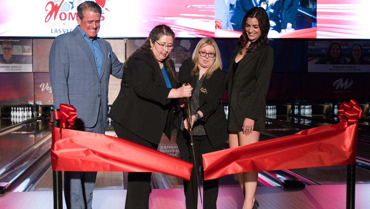 Ribbon-cutting at the 2026 USBC Women's Championships